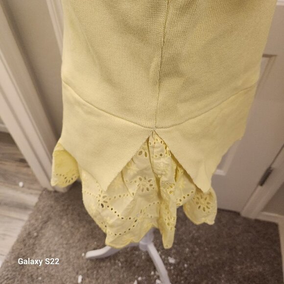 Anthropologie Yellow Sweater. NWT. Size Medium. Host Pick. - Picture 6 of 14